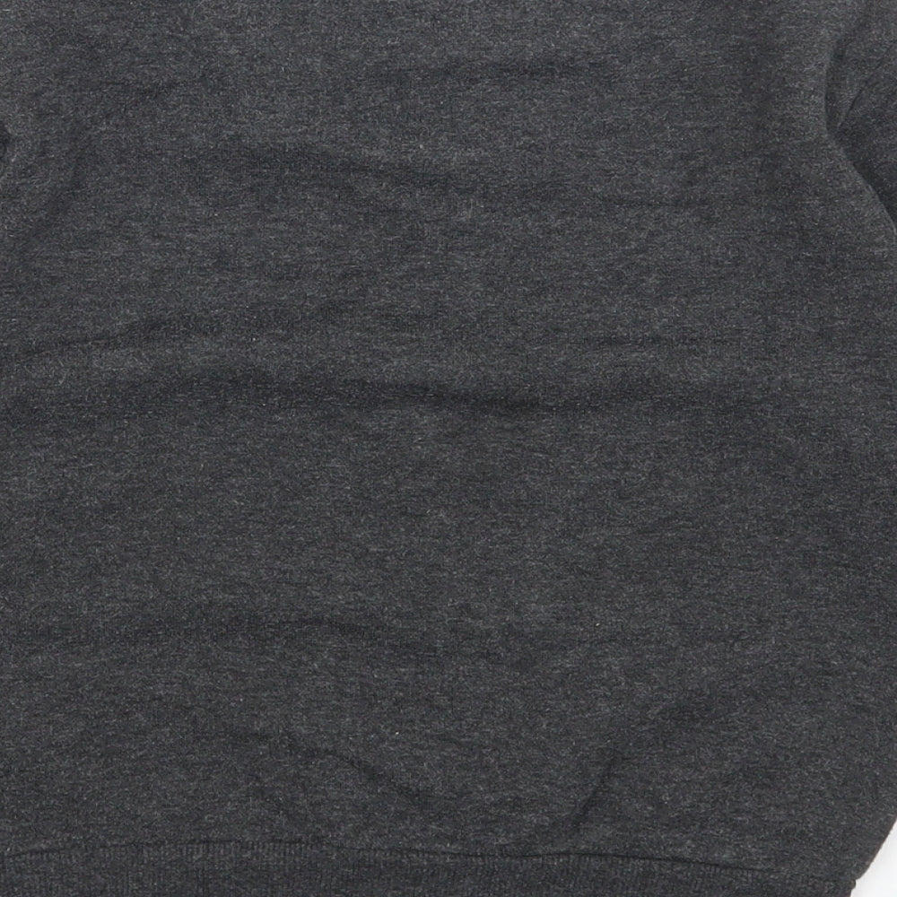 Primark Boys Grey Cotton Pullover Sweatshirt Size 7-8 Years Pullover - Harlem