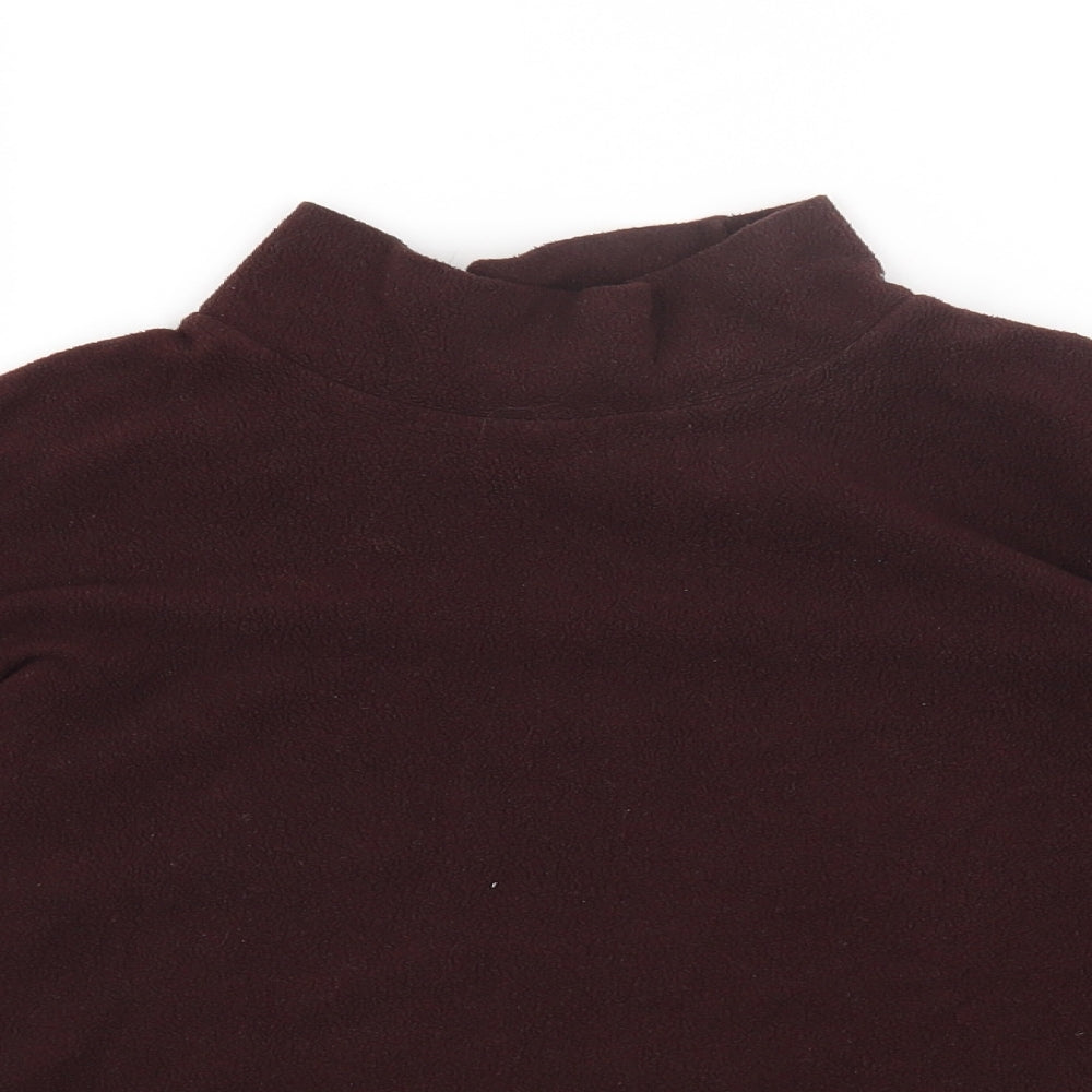 Uniqlo Womens Brown Polyester Pullover Sweatshirt Size S Pullover