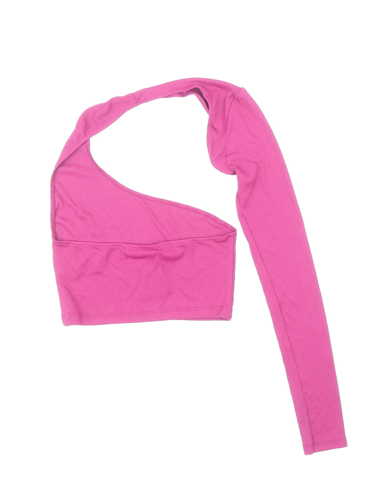 Womens UK Size S Pull&Bear Pink Cropped T-Shirt