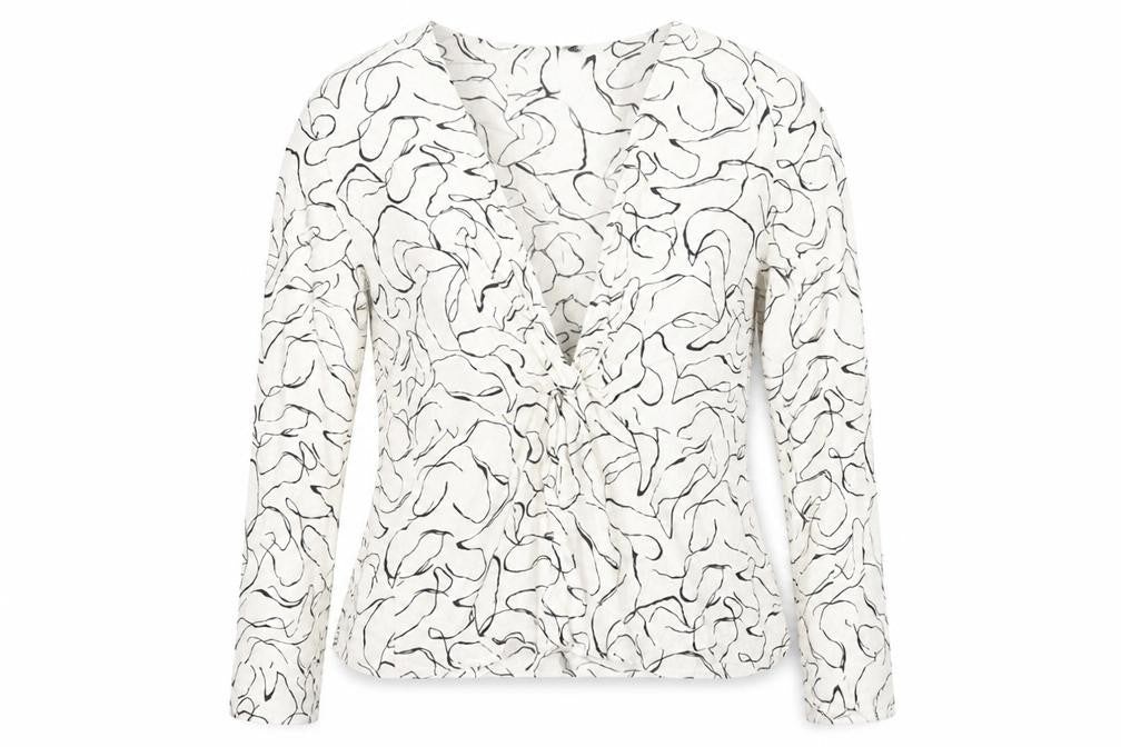 Womens UK Size 10 Topshop White Basic Blouse