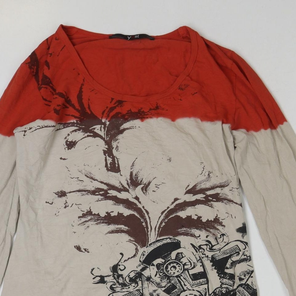 Womens UK Size M Yest Multicoloured Basic T-Shirt