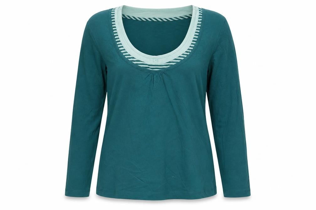 Womens UK Size M M&Co Green Basic T-Shirt