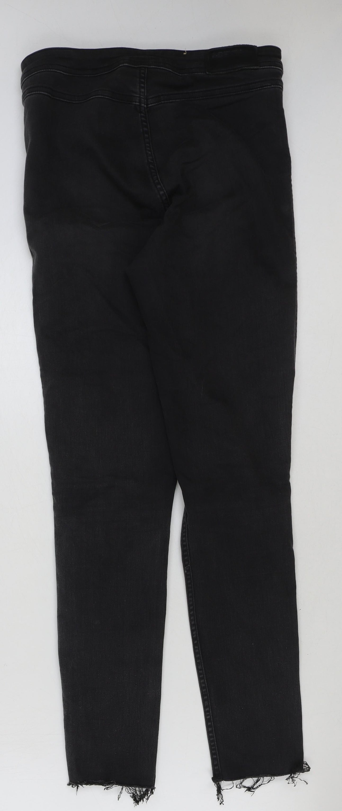 &denim Womens Grey Cotton Skinny Jeans Size 30 in L28 in Regular Button