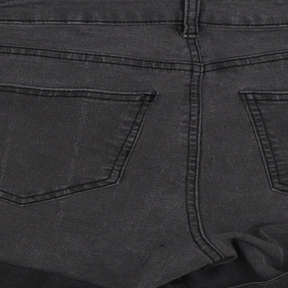 Noisy may Womens Grey Cotton Hot Pants Shorts Size S Regular Button