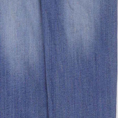 &denim Womens Blue Cotton Skinny Jeans Size 27 in L32 in Regular Button