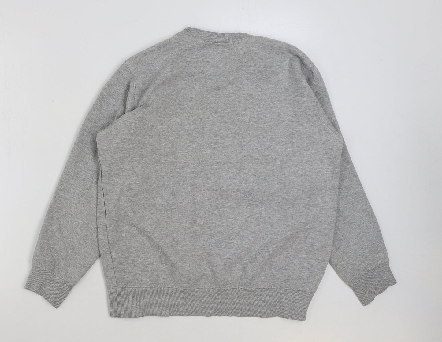 Preworn Womens Grey Polyester Pullover Sweatshirt Size S Pullover