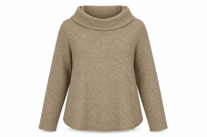 Jones New York Womens Beige Polyester Pullover Sweatshirt Size L Pullover