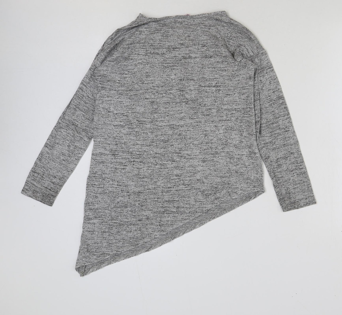 Young Dimension Girls Grey Polyester Basic T-Shirt Size 11-12 Years Round Neck Pullover - I deserve beautiful things