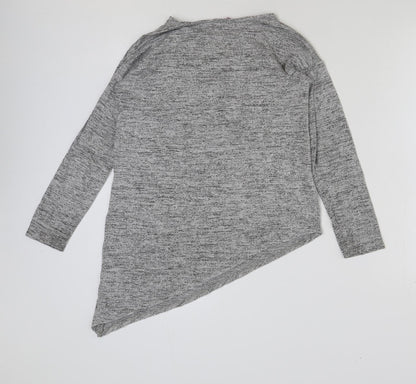 Young Dimension Girls Grey Polyester Basic T-Shirt Size 11-12 Years Round Neck Pullover - I deserve beautiful things