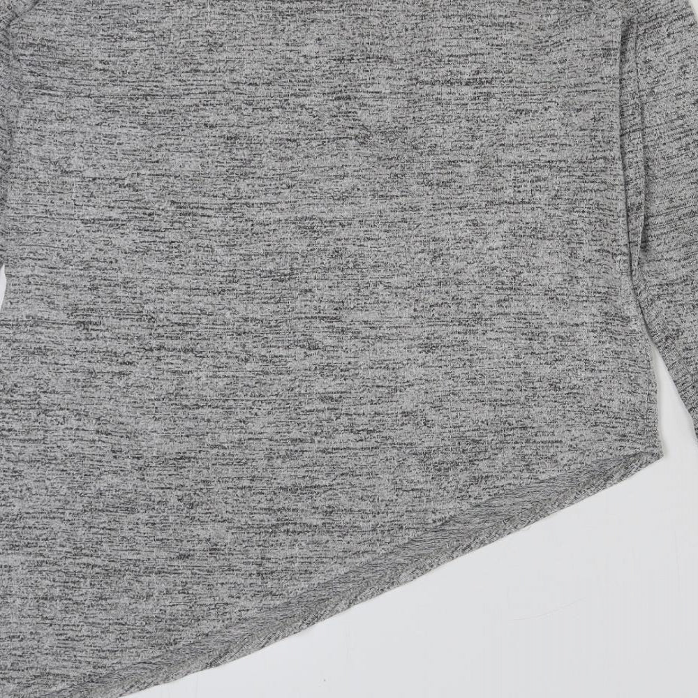Young Dimension Girls Grey Polyester Basic T-Shirt Size 11-12 Years Round Neck Pullover - I deserve beautiful things