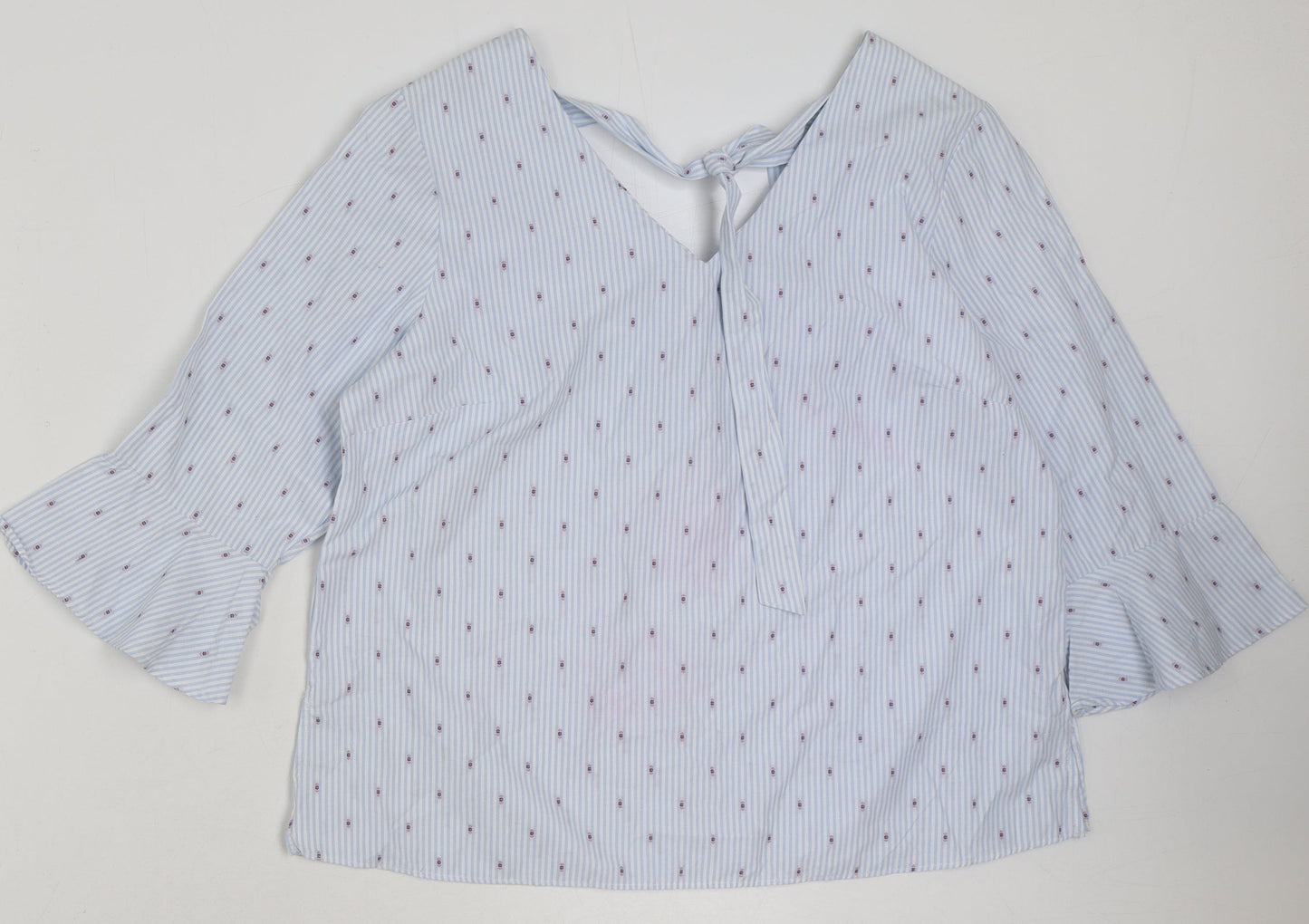 Womens UK Size 14 Matalan Blue Basic Blouse