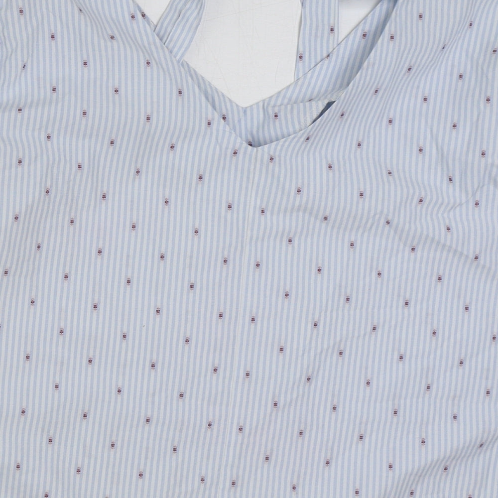 Womens UK Size 14 Matalan Blue Basic Blouse