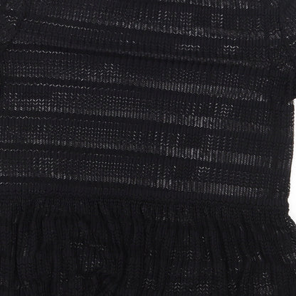 Womens UK Size 8 River Island Black Basic Blouse