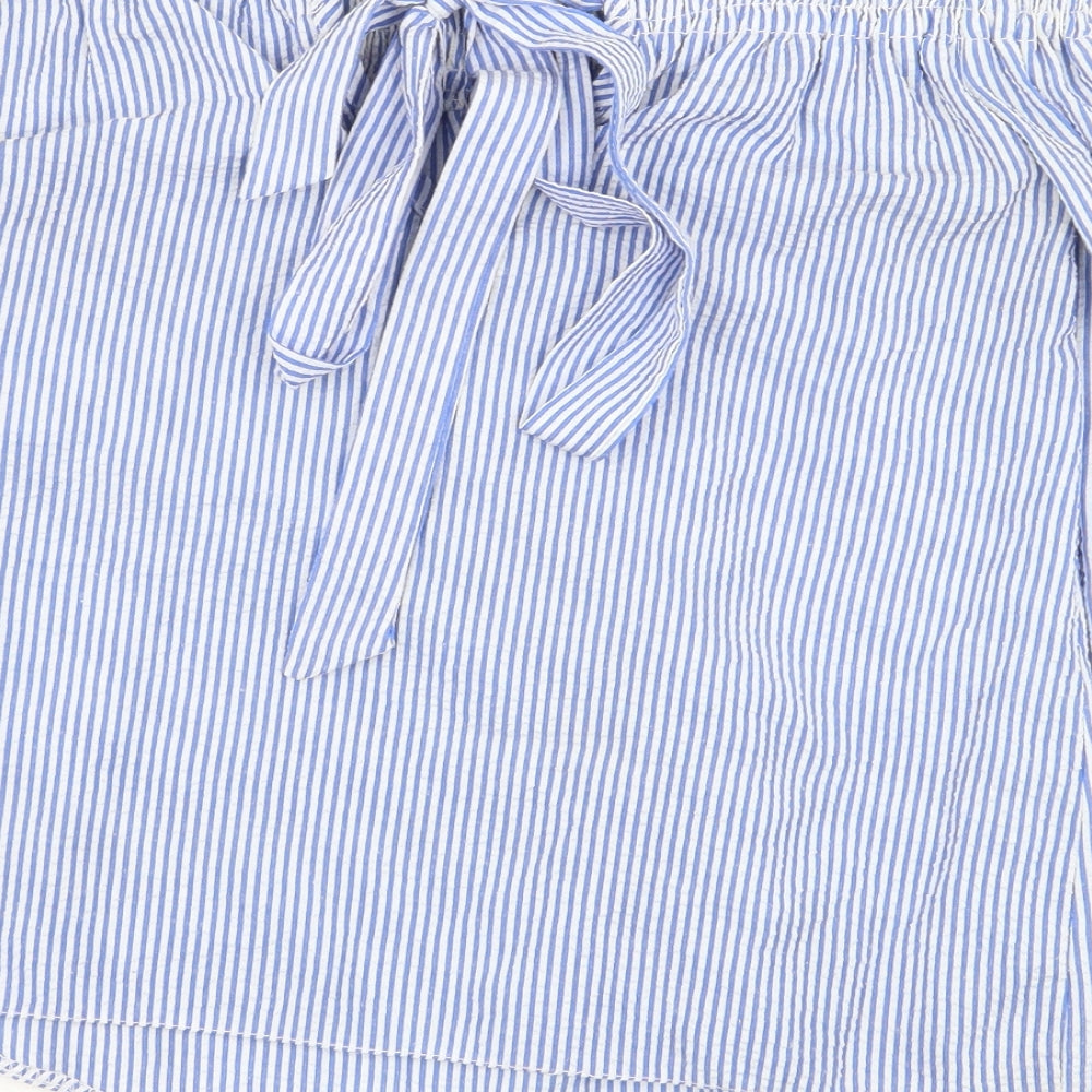 Womens UK Size 4 Atmosphere Blue Basic Blouse