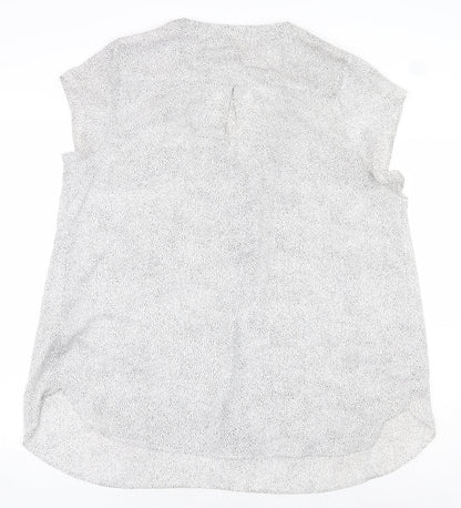 Womens UK Size XL H&M White Basic Blouse
