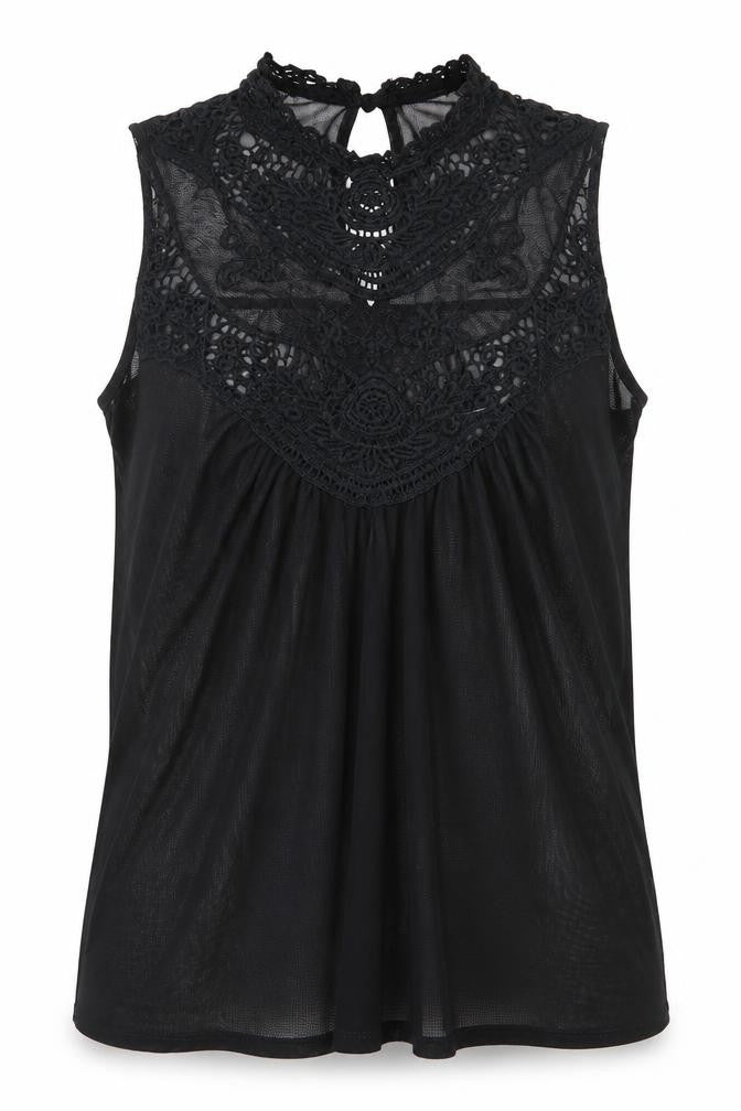 Womens UK Size 10 Atmosphere Black Basic Blouse