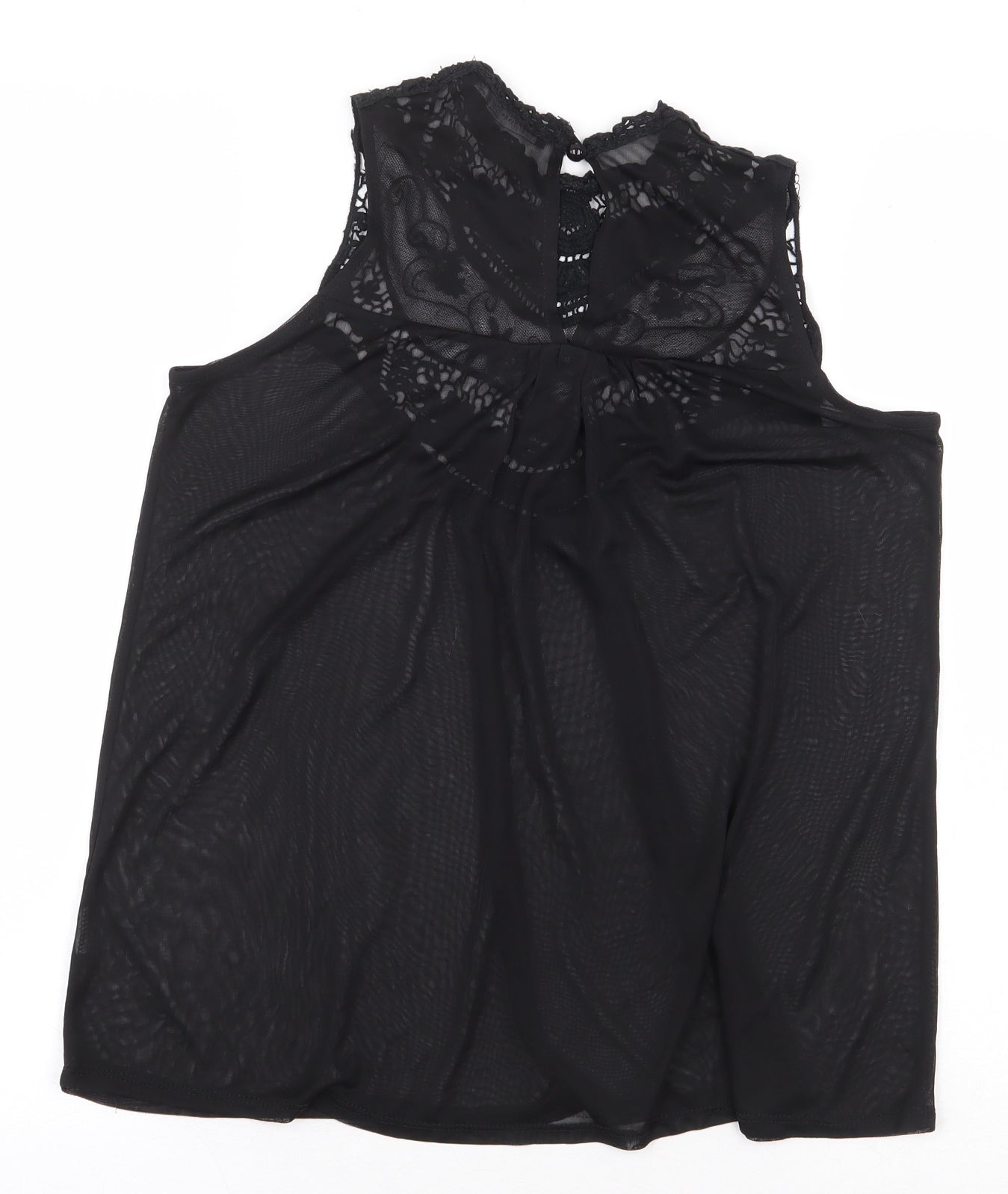 Womens UK Size 10 Atmosphere Black Basic Blouse