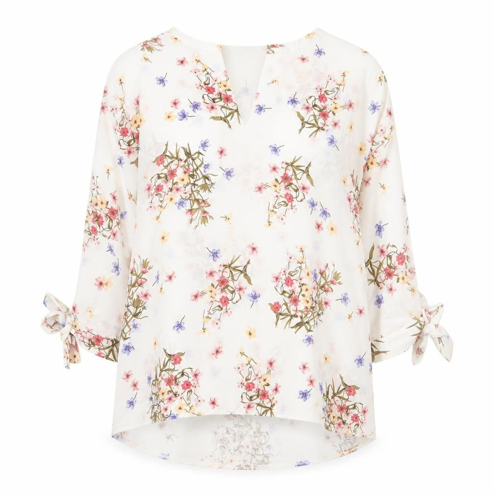 Womens UK Size 10 Paraphrase White Basic Blouse