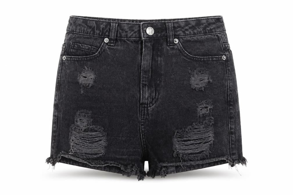 Womens UK Size 8 Denim & Co. Regular Fit Hot Pants Shorts