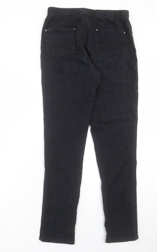 Womens UK Size 30 in Preworn Regular Fit Jegging Black Trousers