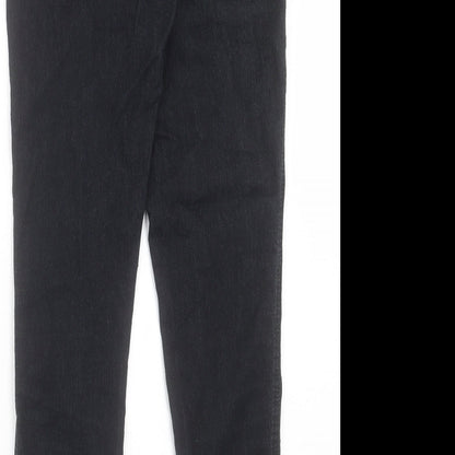 Womens UK Size 30 in Preworn Regular Fit Jegging Black Trousers