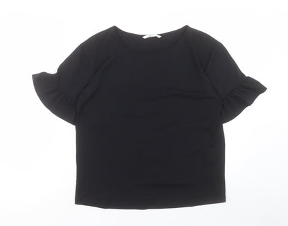 Womens UK Size 10 TU Black Basic T-Shirt