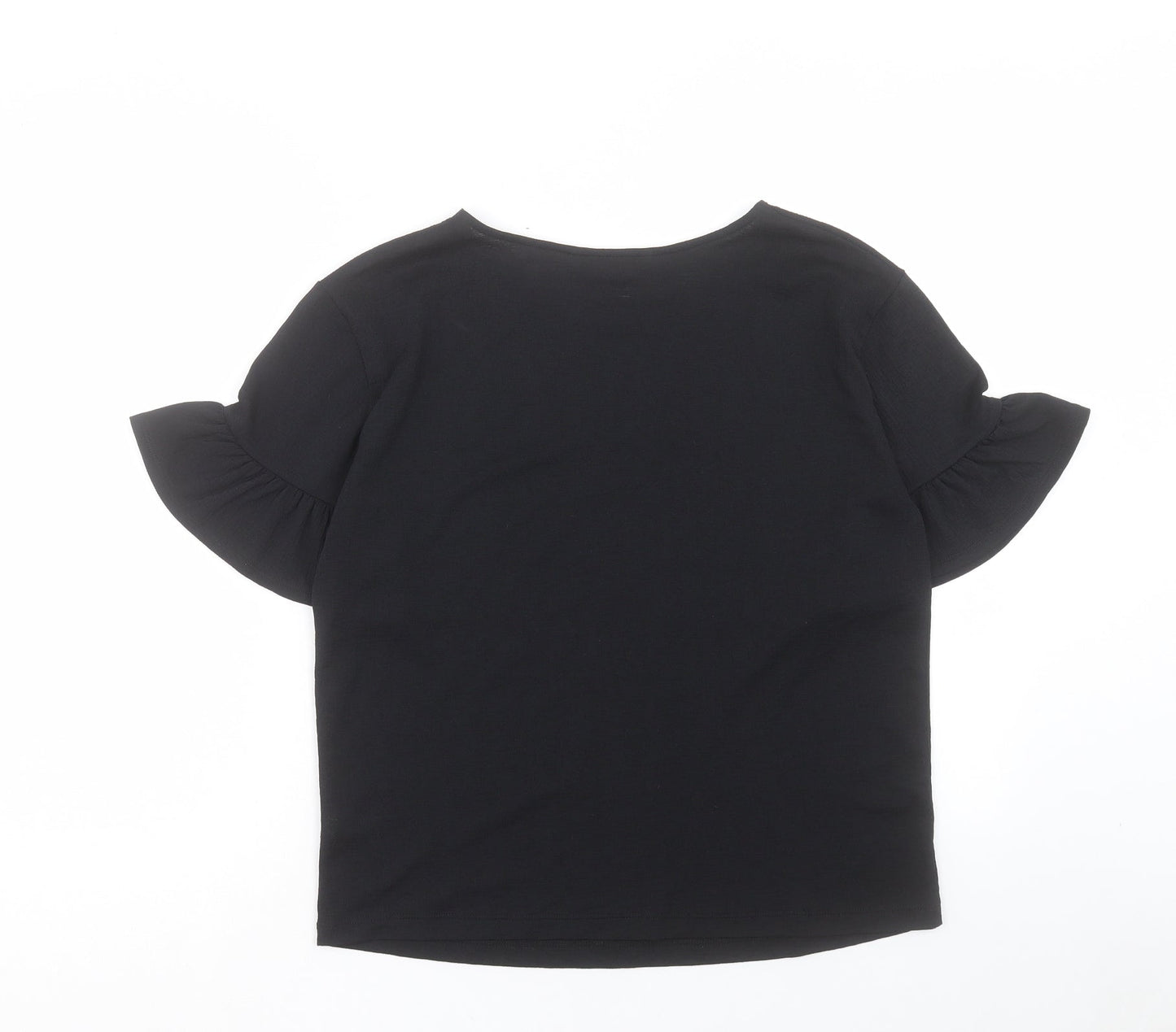 Womens UK Size 10 TU Black Basic T-Shirt