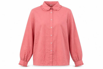 Womens UK Size 12 C&A Pink Basic Button-Up