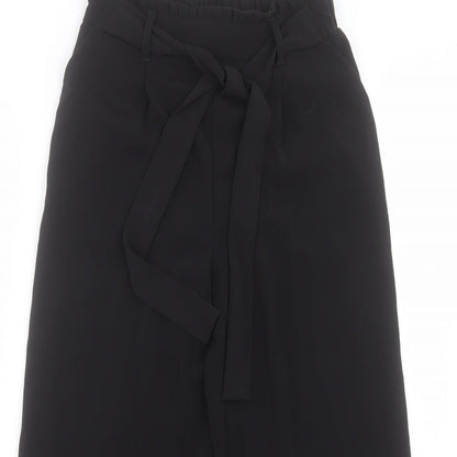 Womens UK Size 6 New Look Regular Fit  Black Trousers