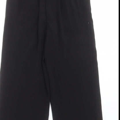 Womens UK Size 6 New Look Regular Fit  Black Trousers