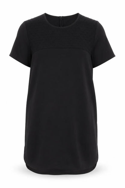 Womens UK Size 8 New Look Black Basic T-Shirt