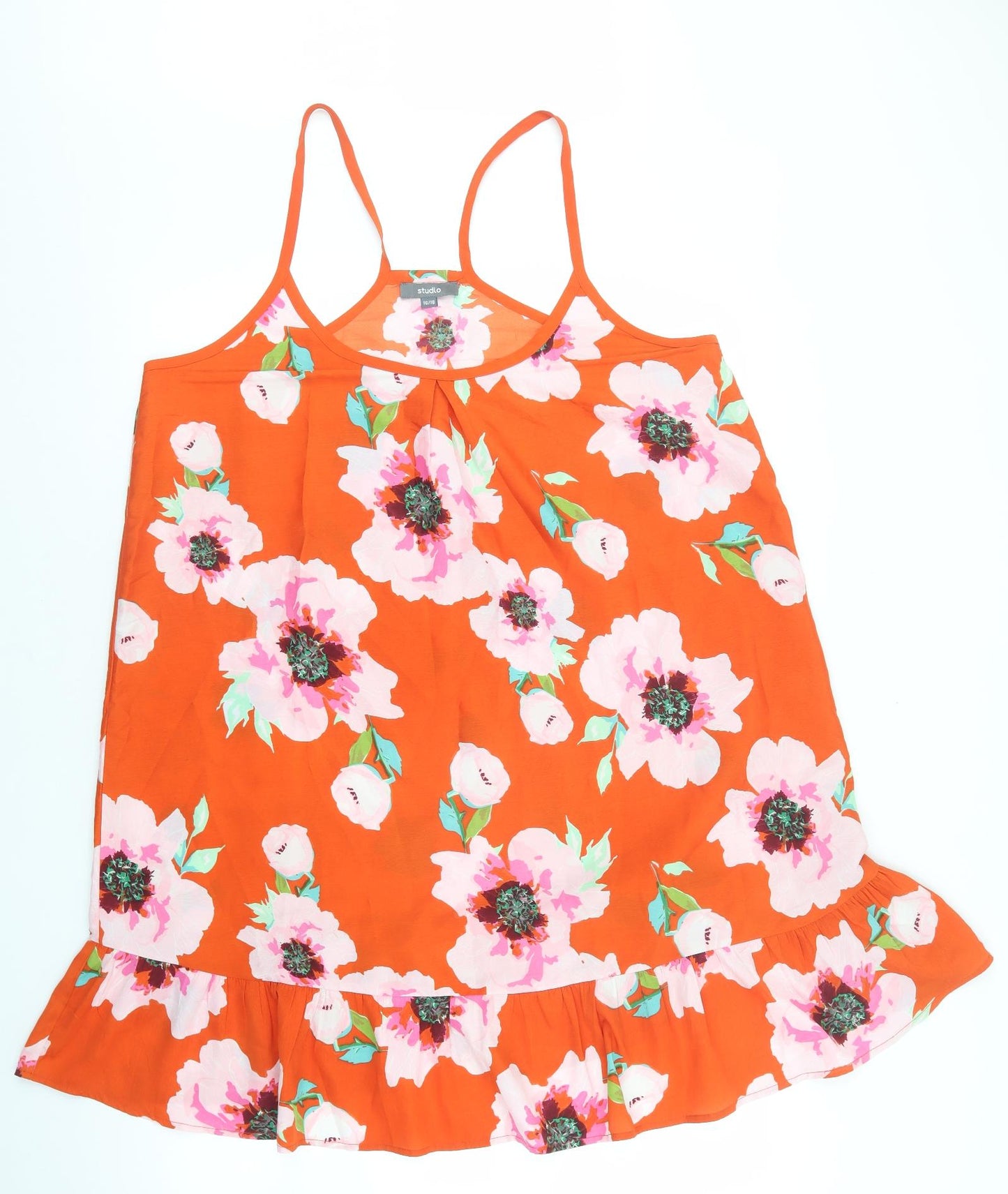 Womens UK Size 16 Studio Multicoloured Camisole Tank