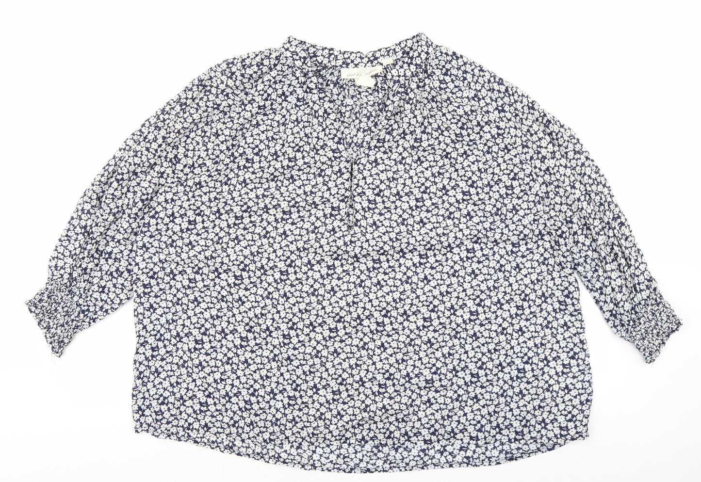 Womens UK Size 12 H&M Multicoloured Basic Blouse