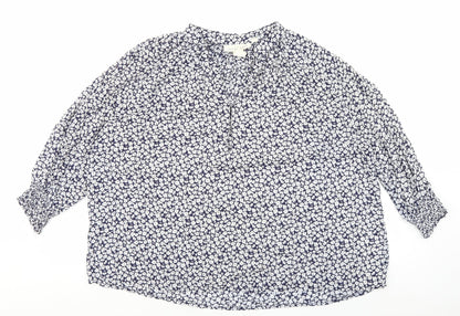 Womens UK Size 12 H&M Multicoloured Basic Blouse