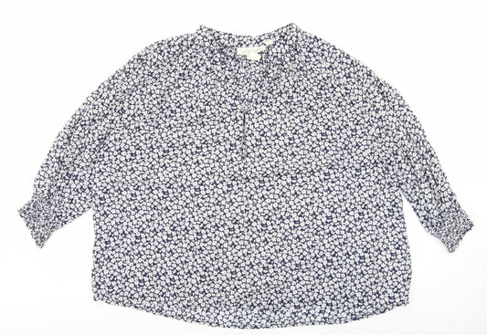Womens UK Size 12 H&M Multicoloured Basic Blouse