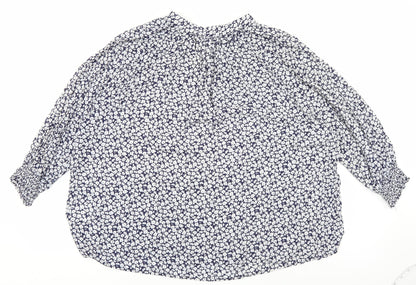 Womens UK Size 12 H&M Multicoloured Basic Blouse