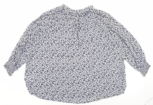 Womens UK Size 12 H&M Multicoloured Basic Blouse