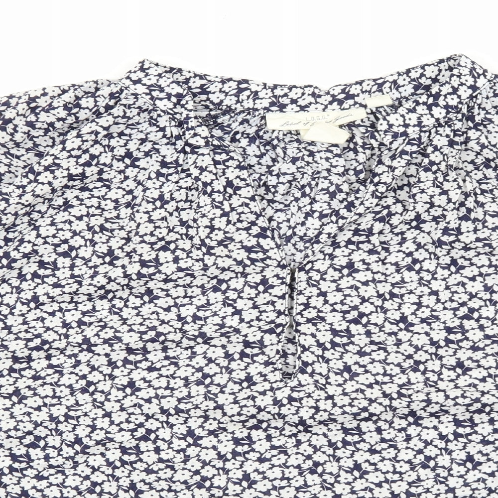 Womens UK Size 12 H&M Multicoloured Basic Blouse