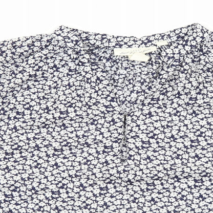 Womens UK Size 12 H&M Multicoloured Basic Blouse