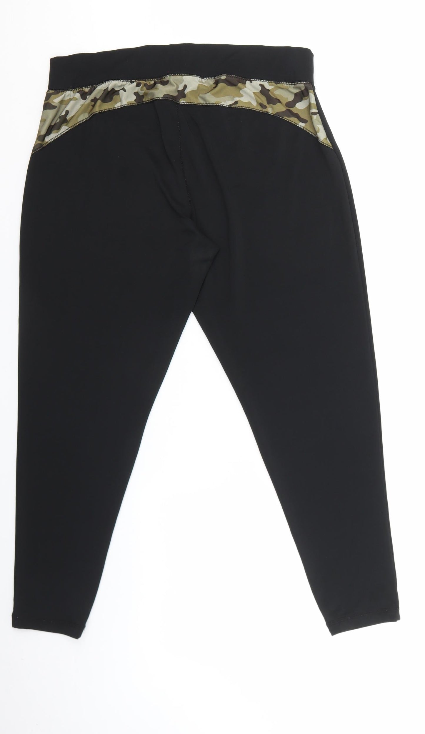 Onesport Womens Black Camouflage Cotton Jegging Leggings Size 2XL L26 in