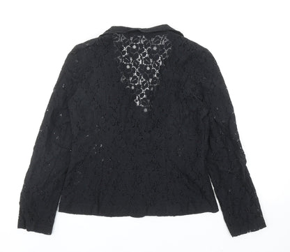 Womens UK Size 10 Red Herring Black Jacket