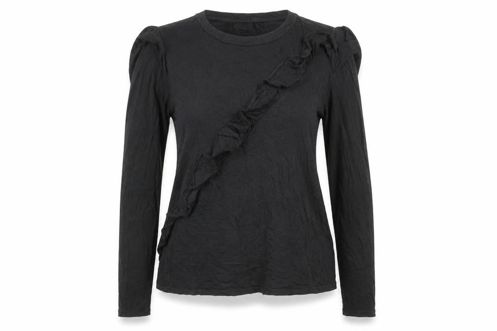 Womens UK Size 12 Topshop Black Basic T-Shirt