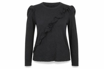 Womens UK Size 12 Topshop Black Basic T-Shirt
