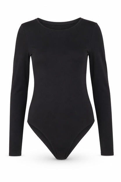 Womens UK Size 8 PRETTYLITTLETHING One-Piece Black Bodysuit