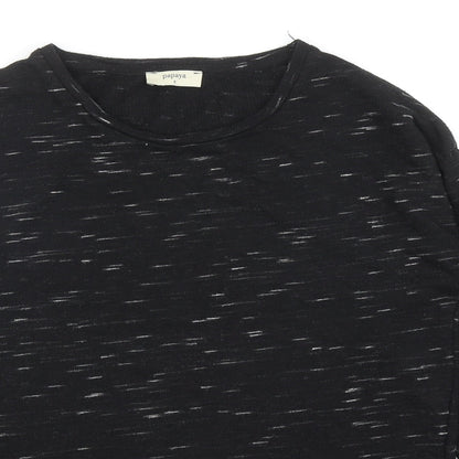 Womens UK Size S Papaya Black Pullover Jumper