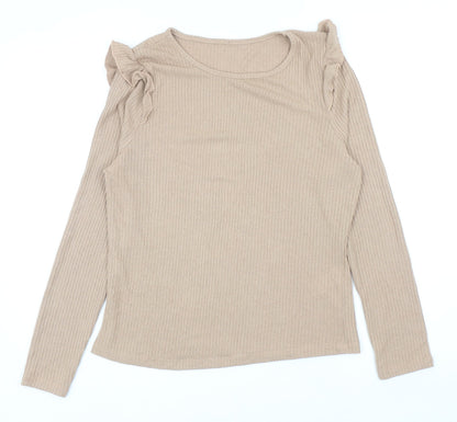 Womens UK Size 12 New Look Beige Pullover Jumper