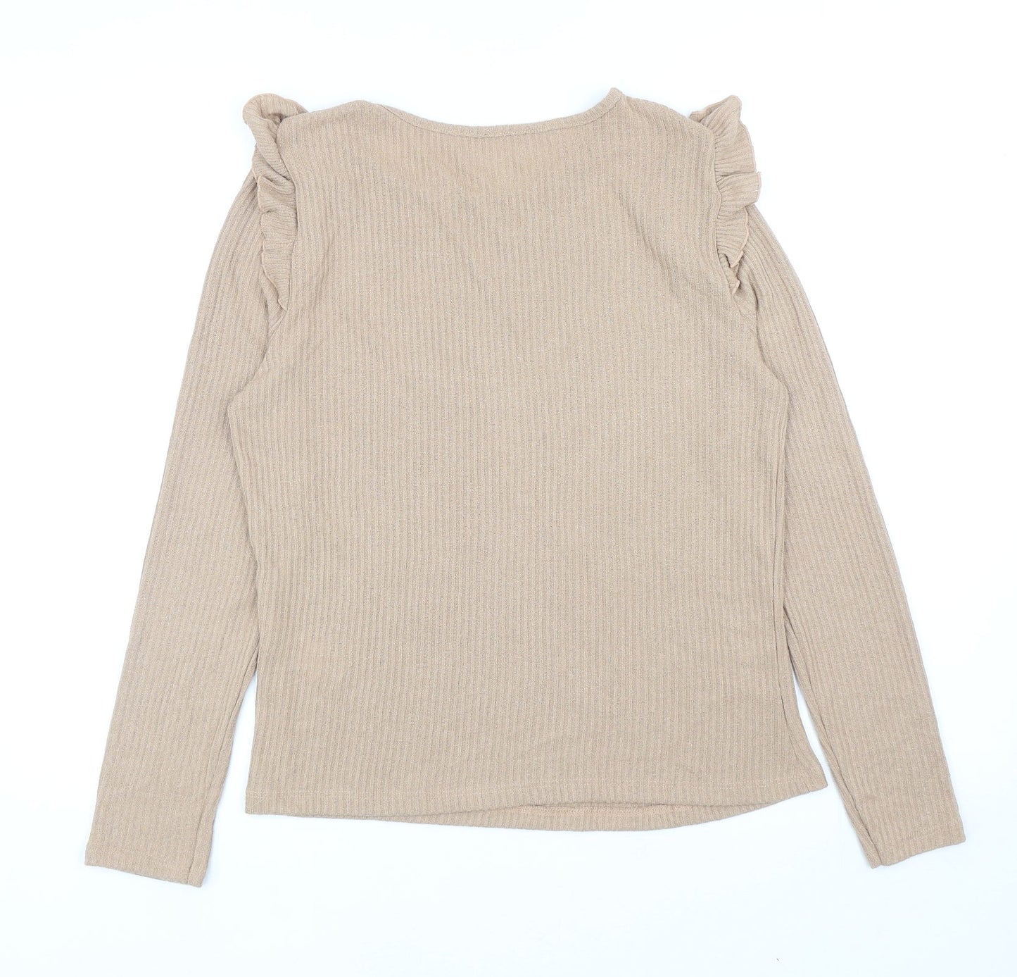 Womens UK Size 12 New Look Beige Pullover Jumper
