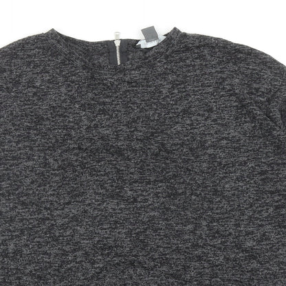 Primark Womens Grey Round Neck Polyester Pullover Jumper Size XS - UK Size 6-8