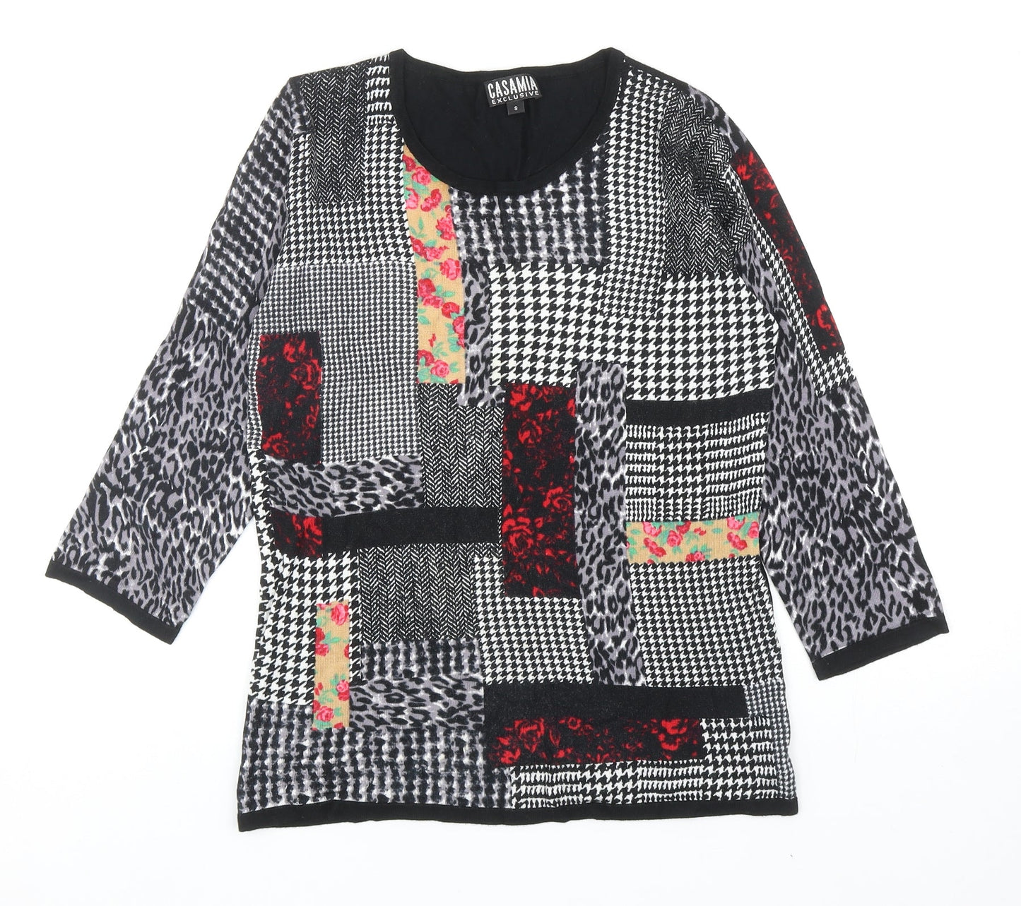 Womens UK Size S Casamia Multicoloured Pullover Jumper