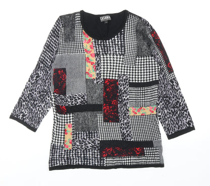 Womens UK Size S Casamia Multicoloured Pullover Jumper